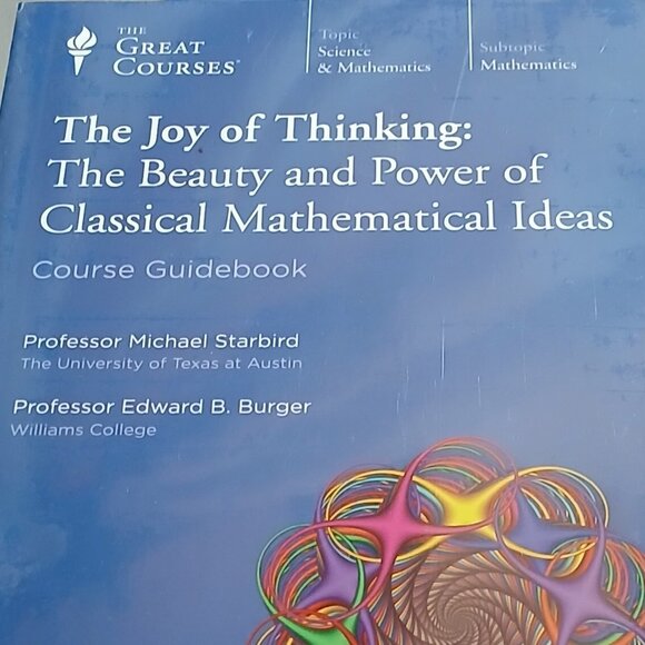 Joy of Thinking : the Beauty of Classical Mathematical Ideas Course Book DVD - Picture 2 of 9